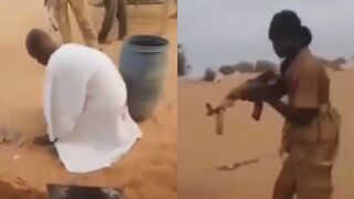 Wounded Civilian Executed By SAF Militants After Finishing A Prayer
