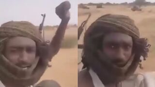 RSF Fighter Shot While Recording A Video