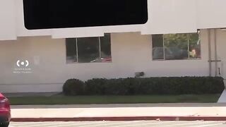 Crazy Man with Machete In USA