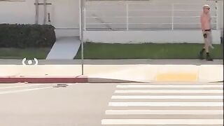 Crazy Man with Machete In USA