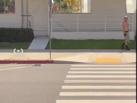 Crazy Man with Machete In USA