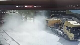 Concrete Plant Worker Sent To Orbit