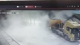 Concrete Plant Worker Sent To Orbit