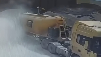 Concrete Plant Worker Sent To Orbit