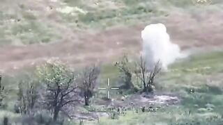 And another ruzky drops his AK to an Ukrainan drone in last failed attempt to defend
