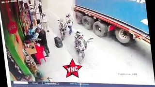 Beer Company Truck Kills Bad Luck Biker On Spot