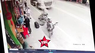 Beer Company Truck Kills Bad Luck Biker On Spot