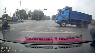 Man Meets His Death While Riding A Moped On Malaysian Road