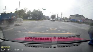 Man Meets His Death While Riding A Moped On Malaysian Road