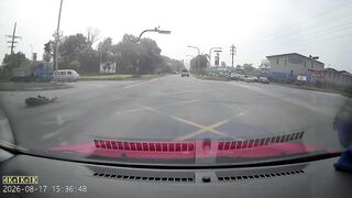 Man Meets His Death While Riding A Moped On Malaysian Road