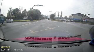 Man Meets His Death While Riding A Moped On Malaysian Road