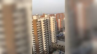 Man Leaps from High-Rise, Misses Inflatable Rescue Cushion