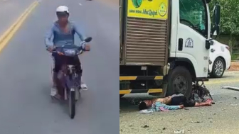 Dashcam Captures Final Moments Of Moped Rider