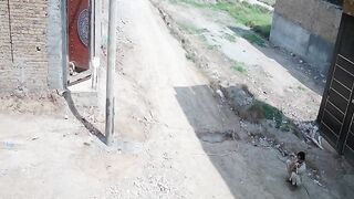 Villager grabs live wire