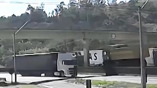 Brazil: Truck Hits Bridge, Bridge Hits Car, Car Loses