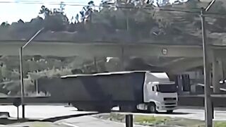 Brazil: Truck Hits Bridge, Bridge Hits Car, Car Loses