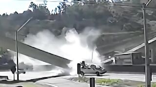 Brazil: Truck Hits Bridge, Bridge Hits Car, Car Loses