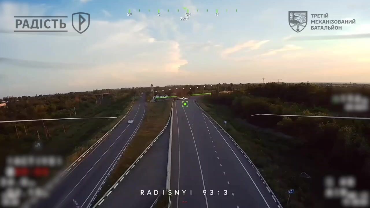 UAF optical drone hit a group of katsaps photographed near Donetsk stella