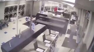 Shot To Death Inside Market Indiana USA (Classic Video)