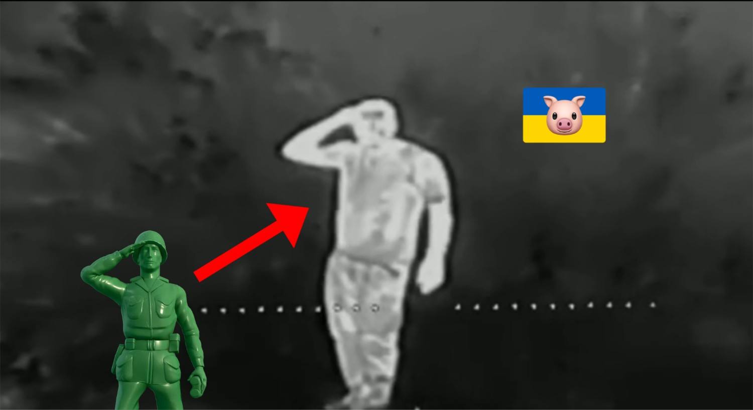 What is that Ukrainian doing?