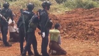 CLASSIC: Execution Of Five Civilians In Myanmar