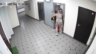 A Russian veteran beat up a woman.