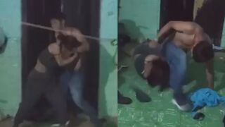 Helpless Woman Brutally Attacked By Boyfriend Inside Poor House In Guatemala