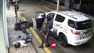Pharmacy Robber Chased And Gunned Down By Police In Brazil