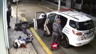 Pharmacy Robber Chased And Gunned Down By Police In Brazil