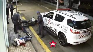 Pharmacy Robber Chased And Gunned Down By Police In Brazil