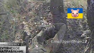 Ukrainian believed that playing dead would save him.