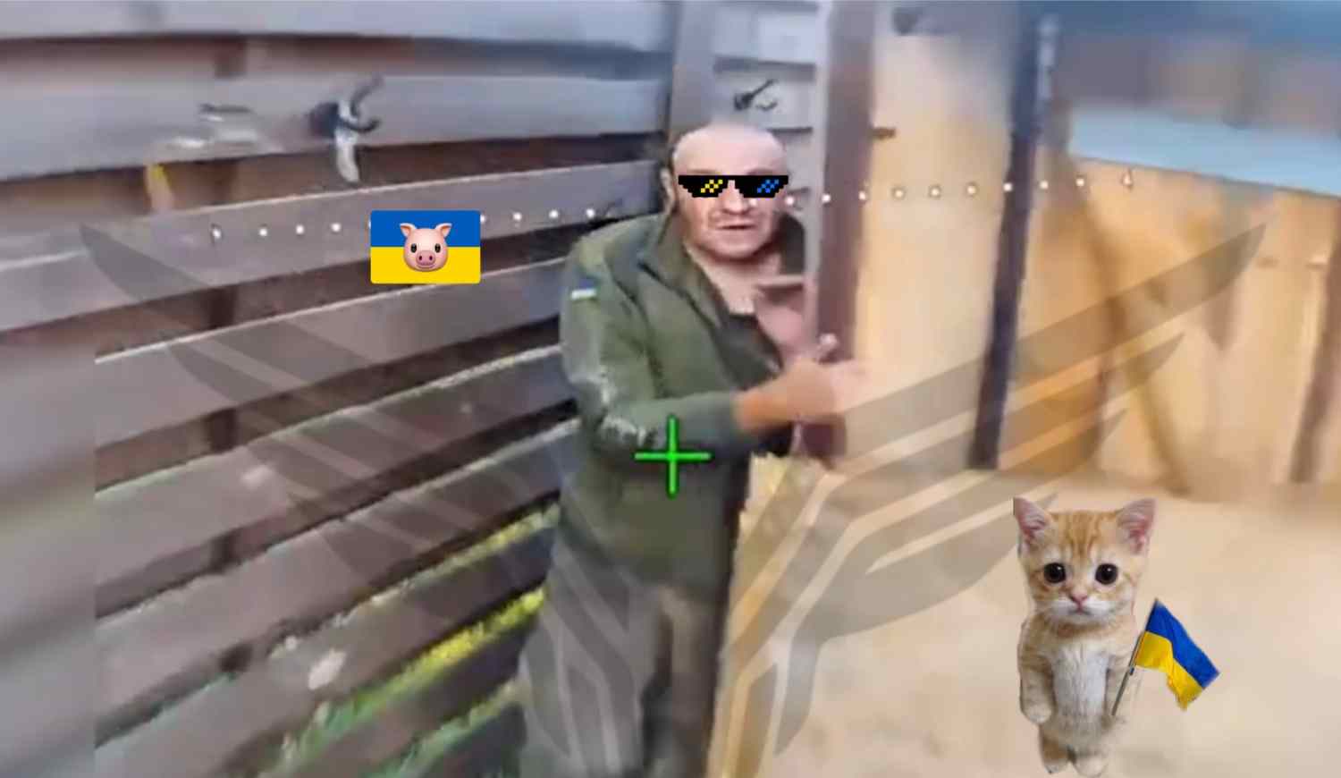 Rubicon blows Ukranny head.