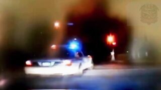 Flying suspect obliterates himself and a police officer while fleeing