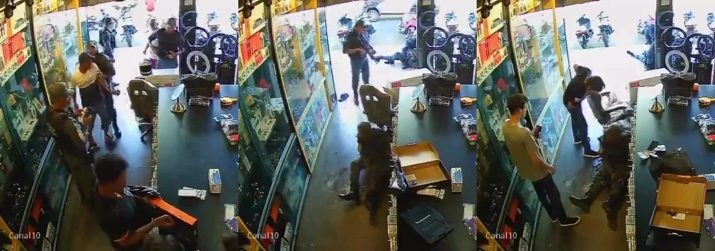 Cop Gets Accidentally Shot By Fellow Officer During Arrest In Brazil