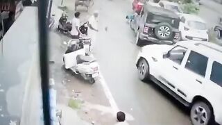 India: Gangster's Thar Runs Over Coconut Seller During STF Chase