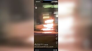 Man Self Immolates In Public Park In Vietnam