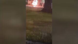 Man Self Immolates In Public Park In Vietnam