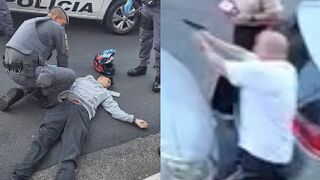 Off Duty Cop Kills Robber, Saves Police Chief During Robbery In Brazil