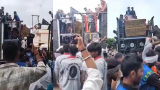 India: DJ Vehicles Collide During Kanwar Yatra, Devotee Killed