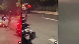 Crazyman In Alabama Shot A Bike Naked