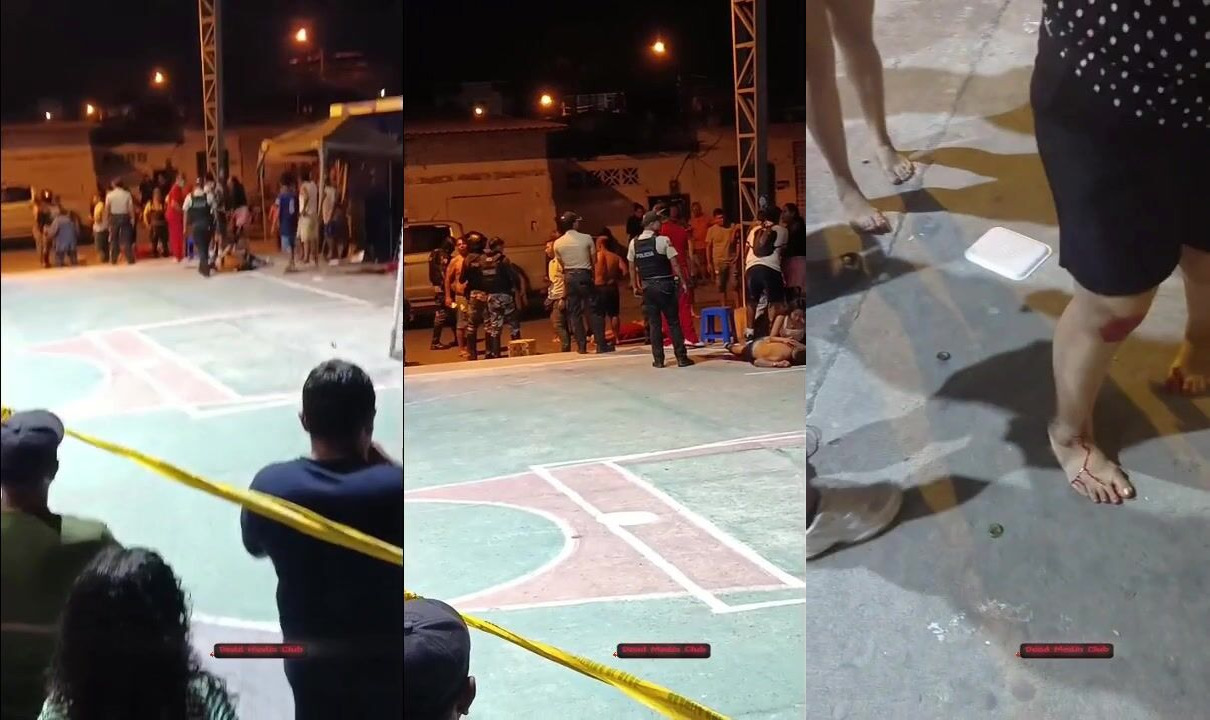 Basketball Court Becomes Graveyard