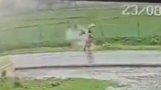 Woman Gets Killed By Lightning In India