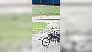 Woman Gets Killed By Lightning In India