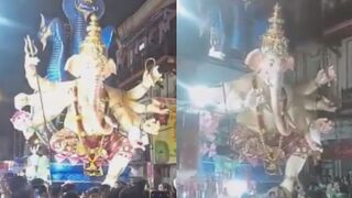 Ganesh Idol Falls Killing Two In India