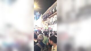Ganesh Idol Falls Killing Two In India
