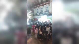 Ganesh Idol Falls Killing Two In India