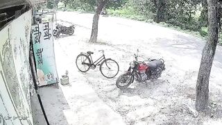India: Biker Dies After Sudden Turn Causes High-Speed Collision