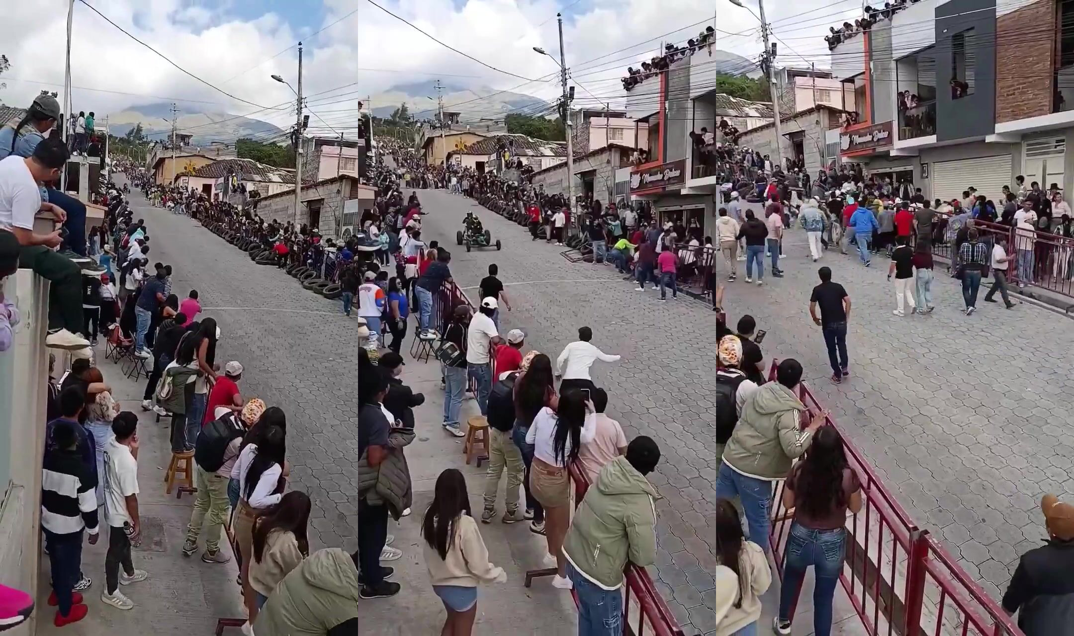 Ecuador: Wooden Car Loses Control, Plows Into Crowd at Race