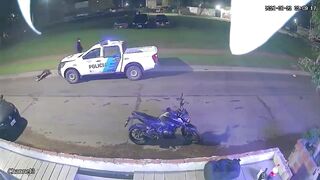 Man Gets Run Over By Police Car In Argentina
