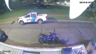 Man Gets Run Over By Police Car In Argentina